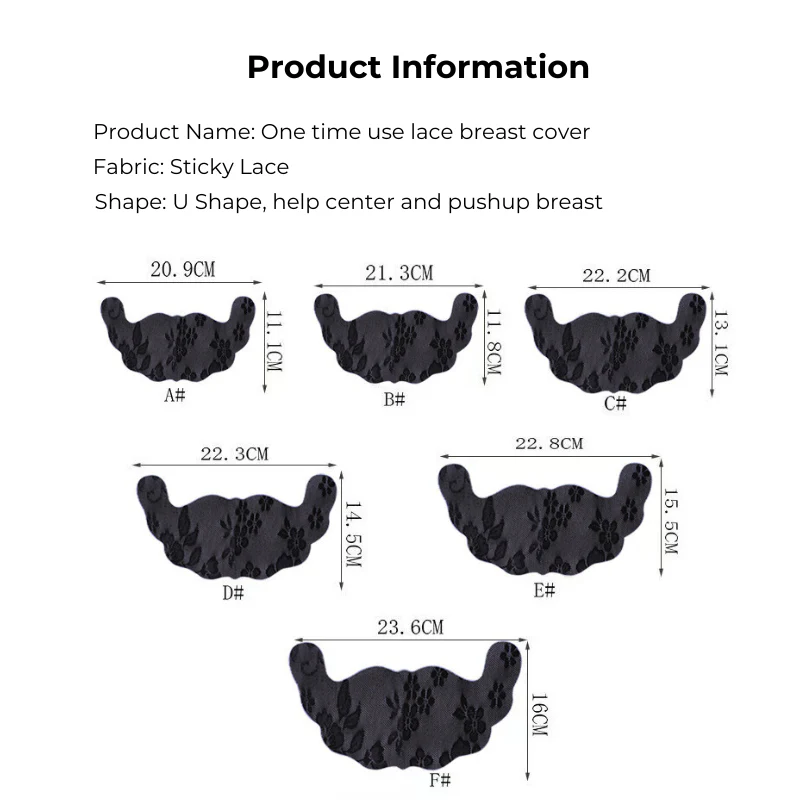Lace Invisible Push Up Bra Sticker - Image 5