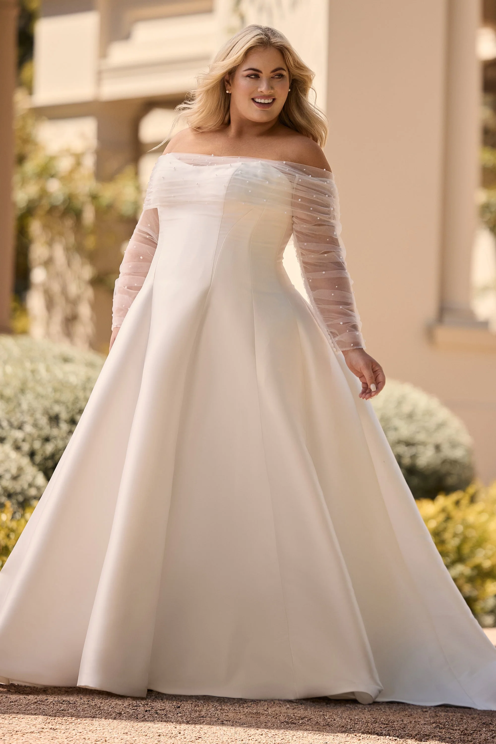 Sophia Tolli: Y3166 - Pearl - Image 4